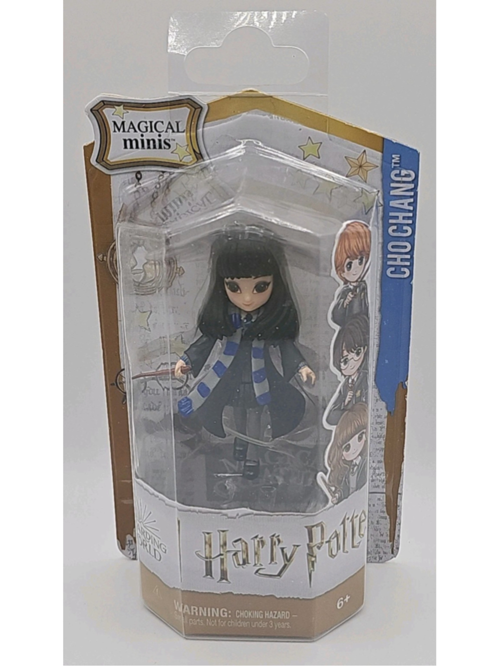 Magical Minis Cho Chang w/ Ravenclaw Scarf 3" Doll Wizarding World Harry Potter